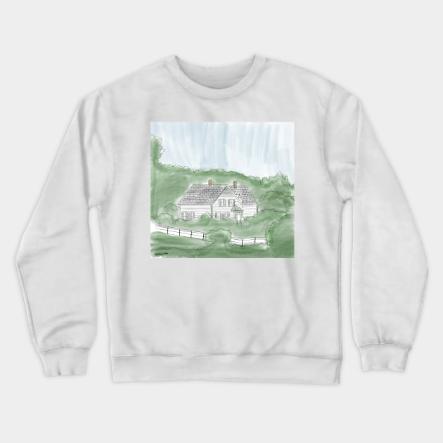 Green Gables Crewneck Sweatshirt by Lori Lynn Tucker